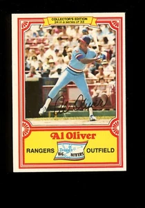 1981 Topps Drake's Big Hitters #24 Al Oliver Texas Rangers Set Break - Picture 1 of 2