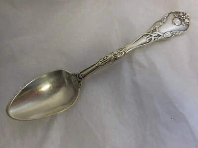 CAYETANO BUITRON BTON ASSAYER COLONIAL MEXICO 19TH CENTURY COIN SILVER SPOON 8" - Image 1 of 4