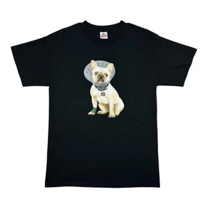 Y2K DUE DATE 2011 French Bulldog Frenchy Movie Promo T Shirt Size Medium - Bild 1 von 6