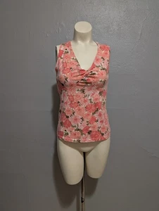 Top Babydoll Coquette Vintage S Estampado de Flores Rosa Ballet Núcleo Casa Cami Hada - Imagen 1 de 15