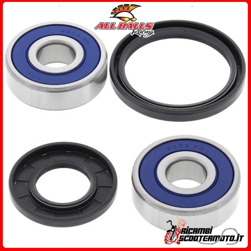 VORDERRADLAGERSATZ All Balls Yamaha FZR 600 R 1991 25-1316#3 Foto 1 de 1