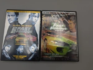 Action DVD Lot - The Fast and the Furious & 2 Fast 2 Furious (New) - Picture 1 of 2