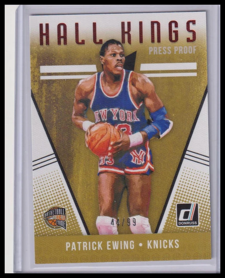 2018-19 Donruss #11 Patrick Ewing Hall Kings Press Proof Red 44/99 - Image 1 of 2