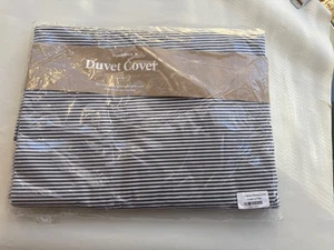 Copripiumino Brooklinen Luxe Raso King Cotone Riga Grafite - Foto 1 di 8