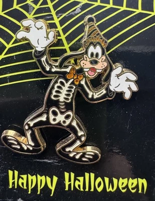2006 Goofy скелет счастливый Хэллоуин костюм заколка зарево в темноте заколка - Изображение 1 из 4