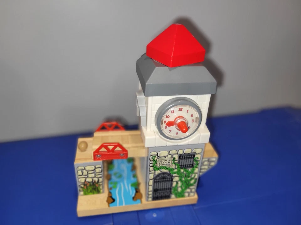 Thomas & Friends Wooden Railway Sodor Clock Tower Track Accessory - Image 1 of 4