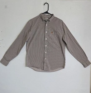 Cinch Shirt YOUTH 2XL 16/18 Blue Plaid Long Sleeve Button Down Western Rodeo - Picture 1 of 9