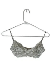 Intimately Free People, Gray Lace Bralette Size Small - Picture 1 of 6