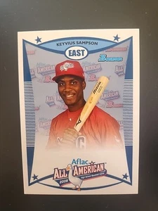 San Diego Padres Keyvius Sampson Bowman Topps 2008 Aflac Rookie Card RC /250 - Picture 1 of 2