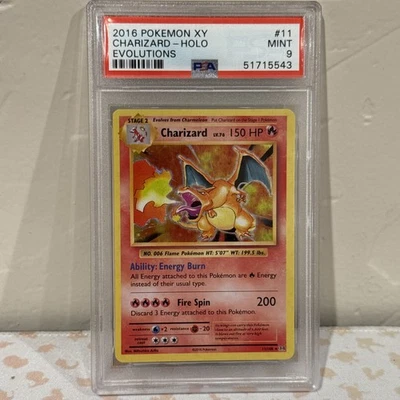 2016 Pokemon XY Evolutions #11/108 Charizard Holo Card- PSA 9 MINT-Ships Free - Image 1 of 3