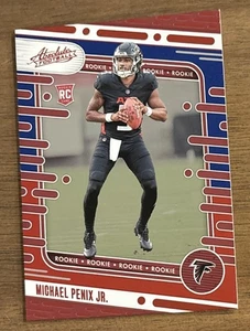 Michael Penix Jr - 2024 Panini Absolute #108 Blue & Red Rookie (RC) Falcons I208 - Picture 1 of 2