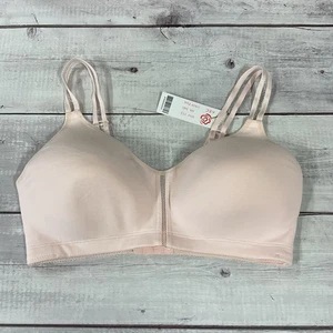 ABC American Breast Care Mastectomy Bra Womens 34D Pink Wireless 113 NEW - Picture 1 of 11
