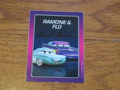 Cheech Marin Autographed Hand Signed Disney Cars Card Cover