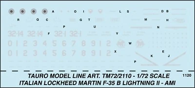 TAURO MODEL TM72/2110 F-35B LIGHTNING II VERSIONE A.M.I. SCALA 1:72 - Immagine 1 di 2