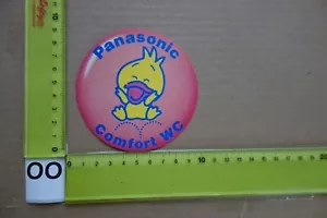 Alter Aufkleber Sanitär Bad Dusche Installateur PANASONIC Comfort WC Ente - Bild 1 von 2