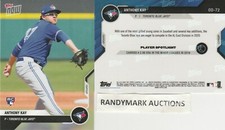 Anthony Kay TORONTO BLUE JAYS 2020 TOPPS NOW ROAD TO OPENING DAY OD-72 SP 649 RC