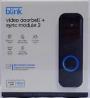 NEW & SEALED - BLINK SMART WIFI VIDEO DOORBELL WITH SYNC MODULE 2 BLACK #110881