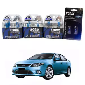 Paquete de luz halógena blanca flash KONIK H4 H7 H11 para Ford Falcon FG MK1 XR6 - Imagen 1 de 6