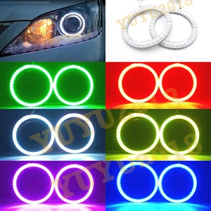 RGB halo ring for LEXUS ES350 ES240 07-12 headlight LED angel eye bluetooth DRL - Foto 1 di 17