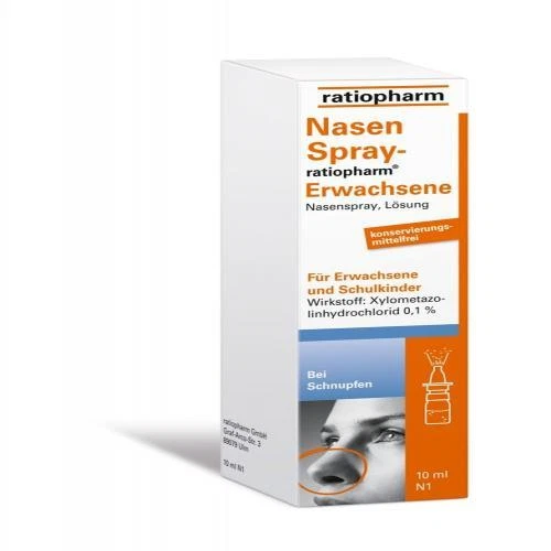 RATIOPHARM GMBH 3x NASENSPRAY-ratiopharm Erwachsene kons.frei 10 ml PZN: 999831