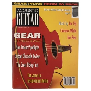 Acoustic Guitar Magazine October 1995 Joe Ely,Clarence White,Joe Pass - Picture 1 of 3