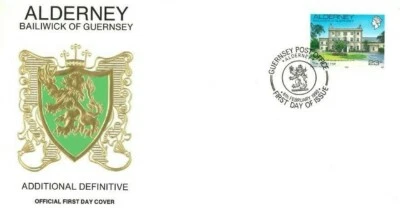 Guernsey stamps 1992  Alderney 23p Definitive First Day Cover FDC (90582) - Image 1 of 2