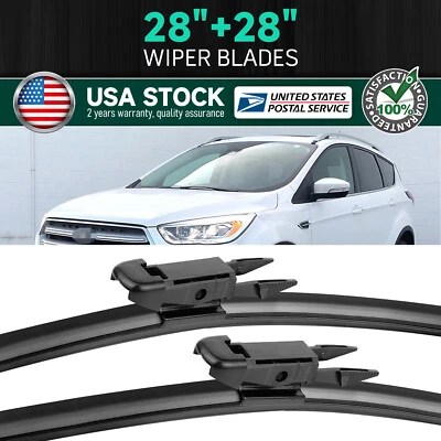 For Ford Edge 2015-2021 28"&28" Windshield Wiper Blade High quality Durable - Imagem 1 de 4