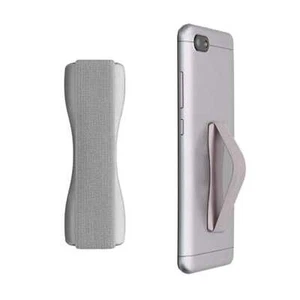 Sangle Elastique pour Telephones Portables Smartphones Tablettes Argente - Photo 1/6