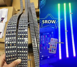 JHB 3FT/4FT/6.5FT Brightest 5ROW Dream CHASING LED Underglow Rim Strips Lights - Bild 1 von 11