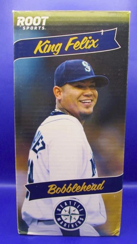 King Felix 2015 Seattle Mariners SGA Bobblehead Felix Hernandez Bobblehead Night Cover