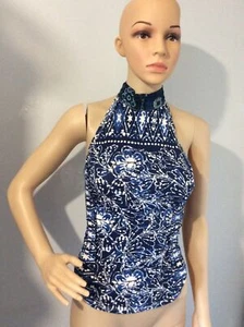 Bnwt Free People Madagascar Tank - Sample - Indigo Combo - XS - UVP 68£ - Bild 1 von 9