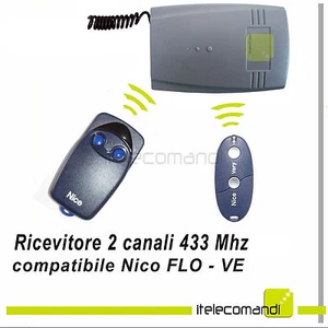Récepteur Radio RX402 2 Canaux 433 MHZ Compatible nice Very Ve Et Flo » - Imagen 1 de 1