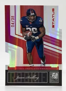 2007 Donruss Elite Status Die-Cut #153 Jason Snelling RC 4/38 Atlanta Falcons - Picture 1 of 2