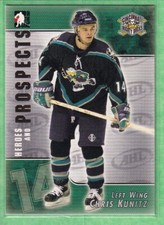 2004-05 ITG Heroes and Prospects #40 Chris Kunitz Cincinnati Mighty Ducks
