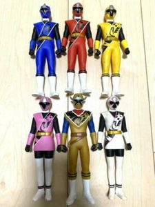 BANDAI Power Rangers Ninja Steel Ninninger Soft Vinyl Figure 6p Set 17cm BANDAI - Picture 1 of 2
