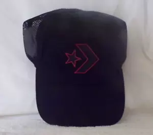 Converse Mütze schwarz Meshback Snapback. Vintage. Lichtspots sind Lichtprobleme - Bild 1 von 4