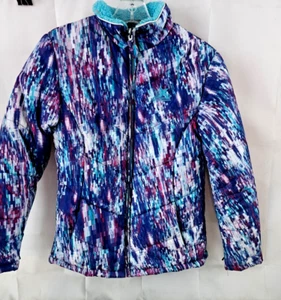 JACKET Girl Sz XL (16) by ZeroXPosur Geometric Pattern Blues Purples - Picture 1 of 12