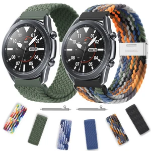 Nylon Armband Für Huawei Samsung Garmin Smartwatch Geflochtenes Armband 20-22mm - Bild 1 von 9