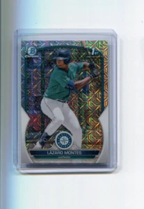 Mega caja refractor Mojo Bowman Chrome Prospects 2023 Lázaro Montes 1st Bowman - Imagen 1 de 2