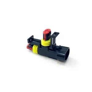 Superseal T-Stecker Kabelbaum Adapter 2 Wege Stecker Buchse Splitter/Verbinder - Bild 1 von 1