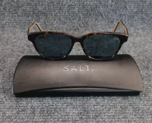 Salt. Eyeglasses, Frames Only with Case Sylvie SA OBA Brown Tort Plastic, Japan - Picture 1 of 13