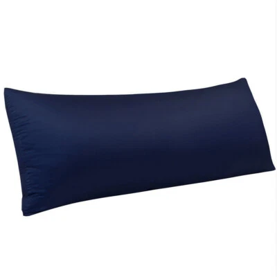 Funda de almohada corporal ultra suave cómoda funda de almohada lavable con cremallera 54 x 20 pulgadas Foto 1 de 4