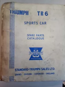 Triumph TR 6 Spare Parts Catalogue,Ersateile Katalog, Catalogo Ricambi original - Bild 1 von 2