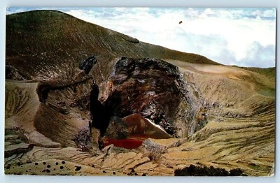 San Jose Costa Rica Postcard View of Irazu Volcano 1973 Vintage Posted - Image 1 of 2