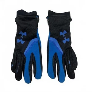 Under Armour Unisex Small/Medium Black Blue Performance Gloves - Picture 1 of 11