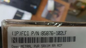 167 x FCI 88576-102LF Conn Backplane RCP 10Power POS 2mm - Bild 1 von 2