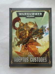 WARHAMMER 40,000 - CODEX -  ADEPTUS CUSTODES Book : Fantasy Gaming / 1st 2018. - Imagen 1 de 9