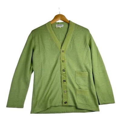 Salvatore Ferragamo 100% Wool  Button Cardigan size Medium Green - Image 1 of 4