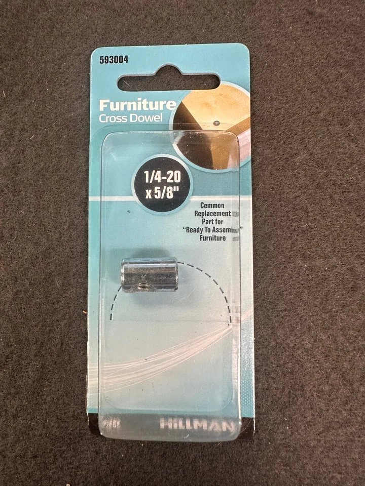 1-/4-20 x 5/8"  Furniture Cross Dowel - Image 1 of 1