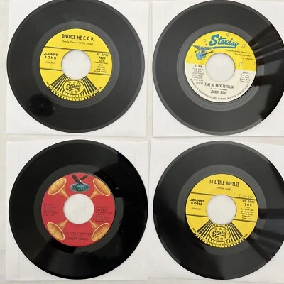 JOHNNY BOND RECORDS - 4 Singles on STARDAY Records - Awesome 70's Country - Image 1 of 4